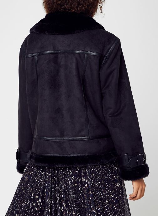 Vero Moda Vmzoi Faux Suede Sherling Jacket Petite Femme